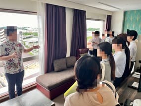 猛暑にも負けず!8社を巡る企業見学